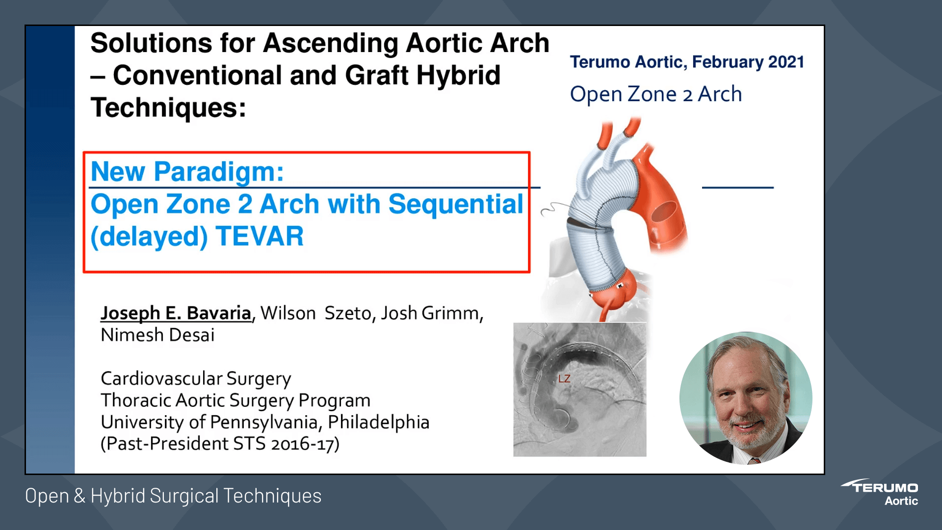 Solutions for ascending aortic arch conventional and graft hybrid surgical techniques Terumo