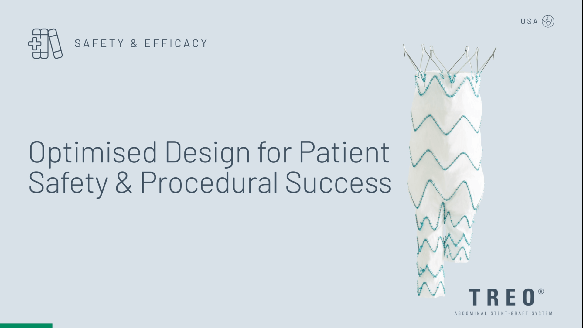 TREO Safety & Efficacy Video PM07573 USA Terumo Aortic