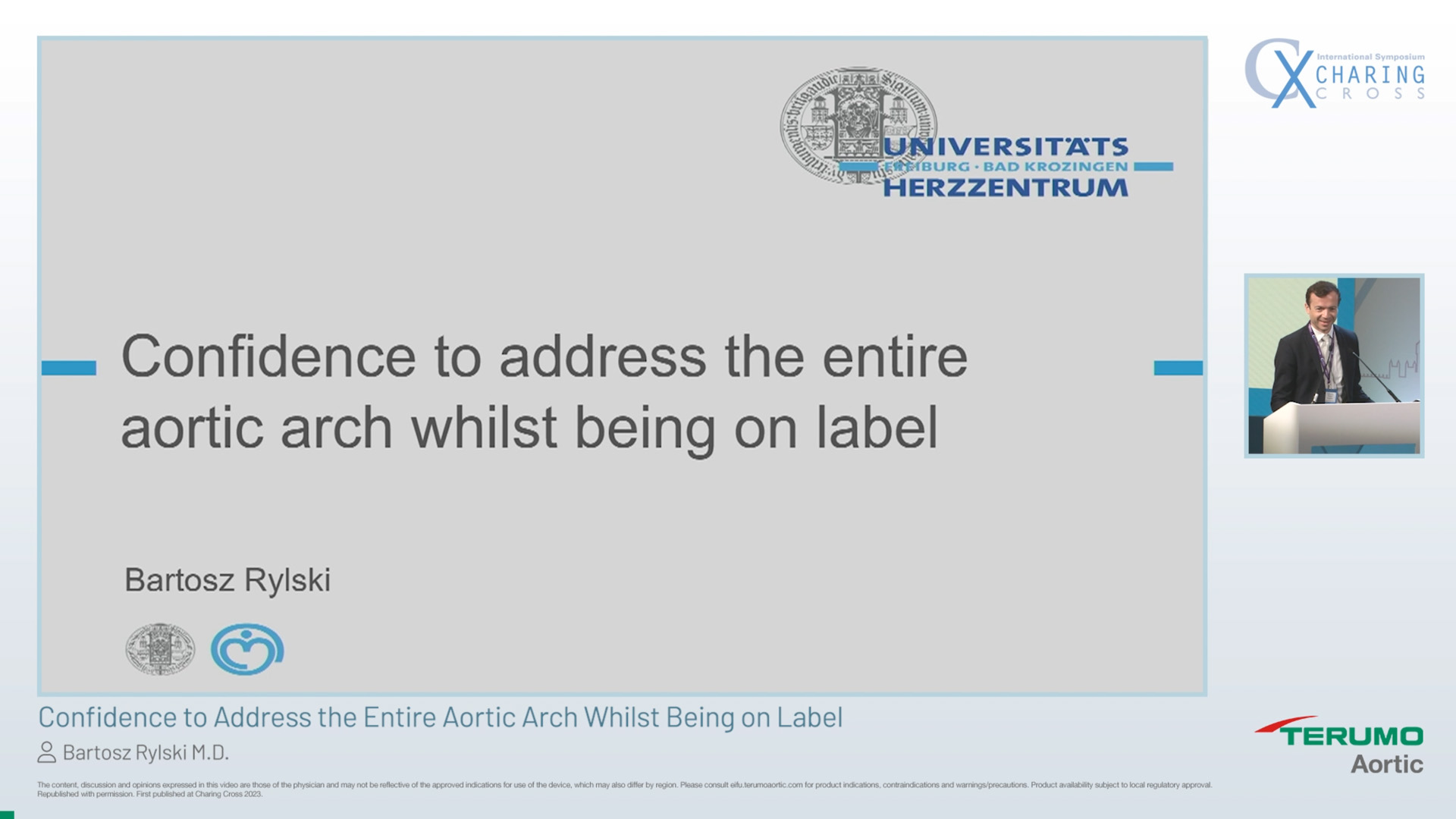 Confidence to Address the Entire Aortic Arch Whilst Being on Label