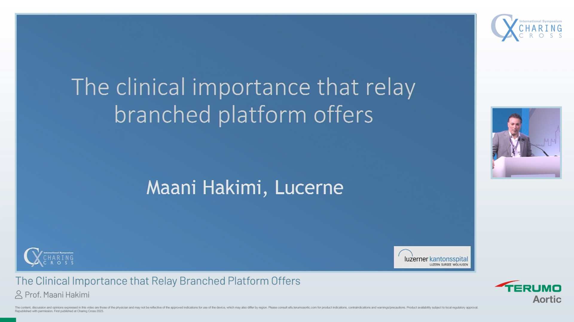 The Clinical Importance that Relay Branched Platform Offers Terumo Aortic